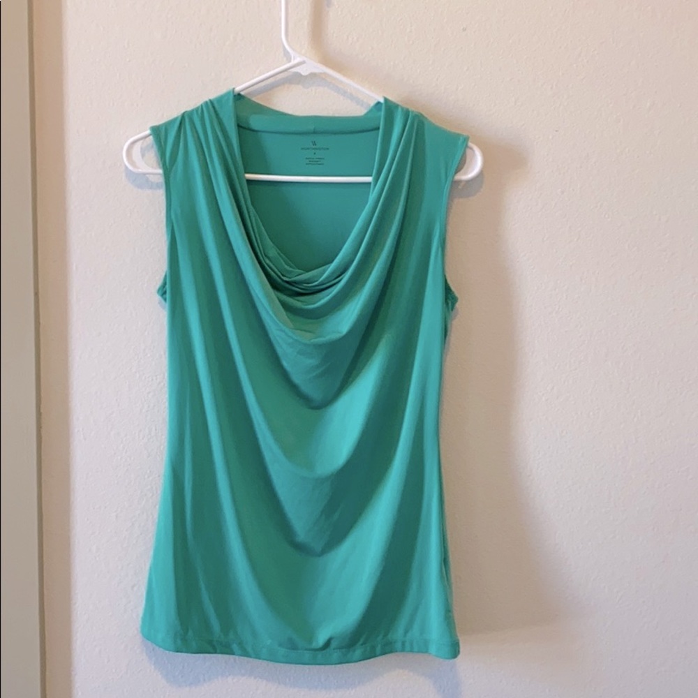 Teal blouse